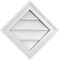 Ekena Millwork Diamond Surface Mount PVC Gable Vent: Functional, w/ 2"W x 1-1/2"P Brickmould Frame, 18"W x 18"H GVPDI18X1802SF - alternate 1